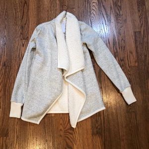 Sherpa cardigan